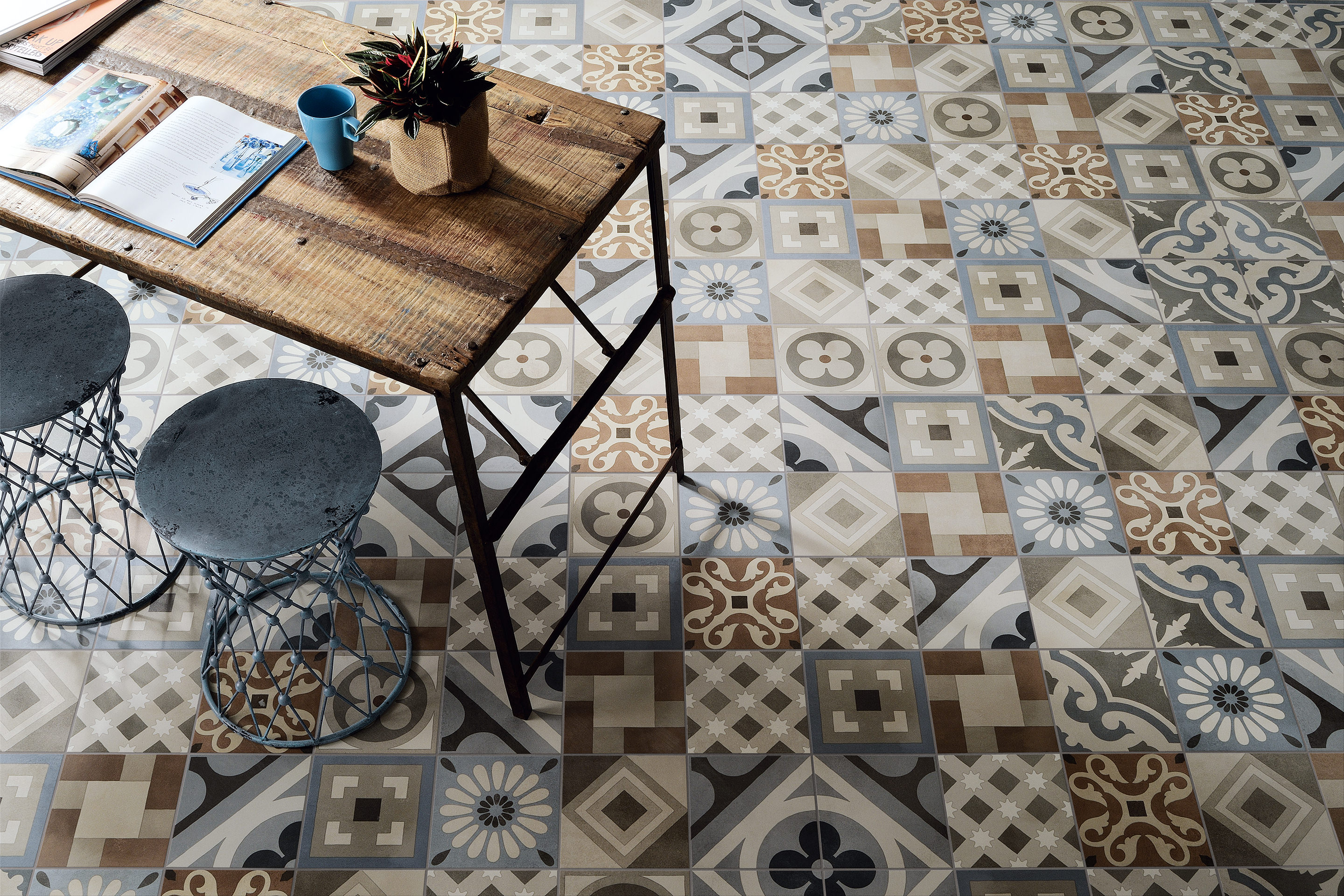 Porcelain Stoneware Cement Tiles
