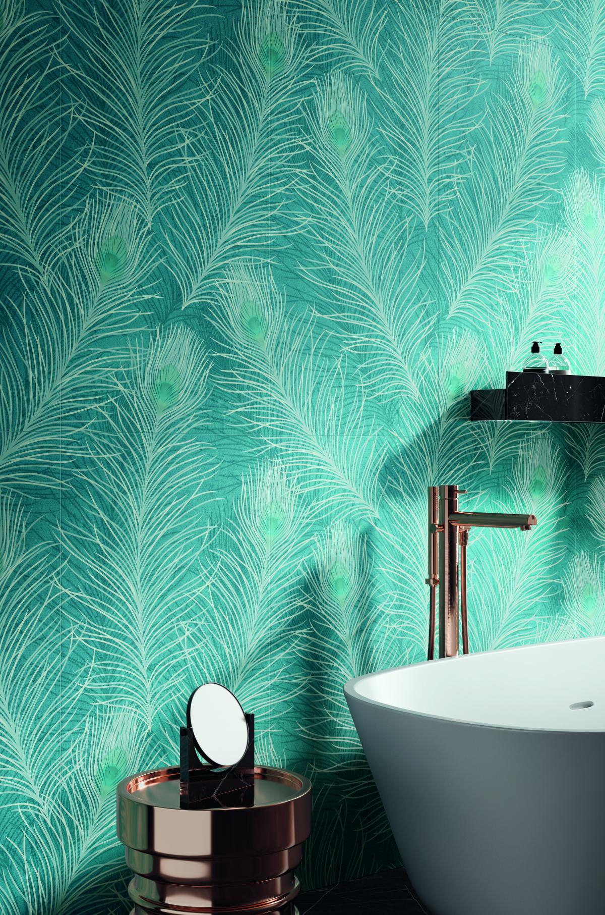 Wallpaper Effect Porcelain Stoneware
