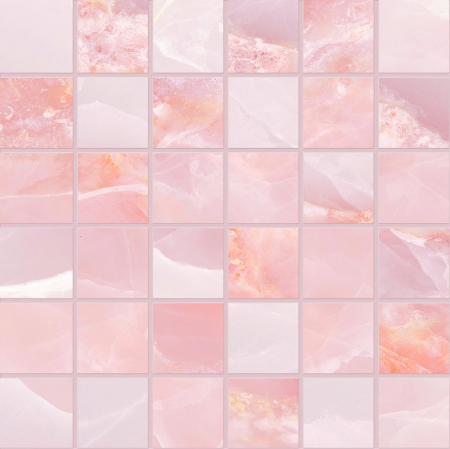 16769841714541-emilceramicabodenteledimarmoonyx30x3030x30teledimarmoonyxmosaico5x5onyxpinksilktech