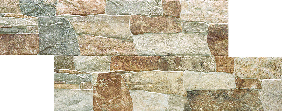 Brick-effect wall tiles